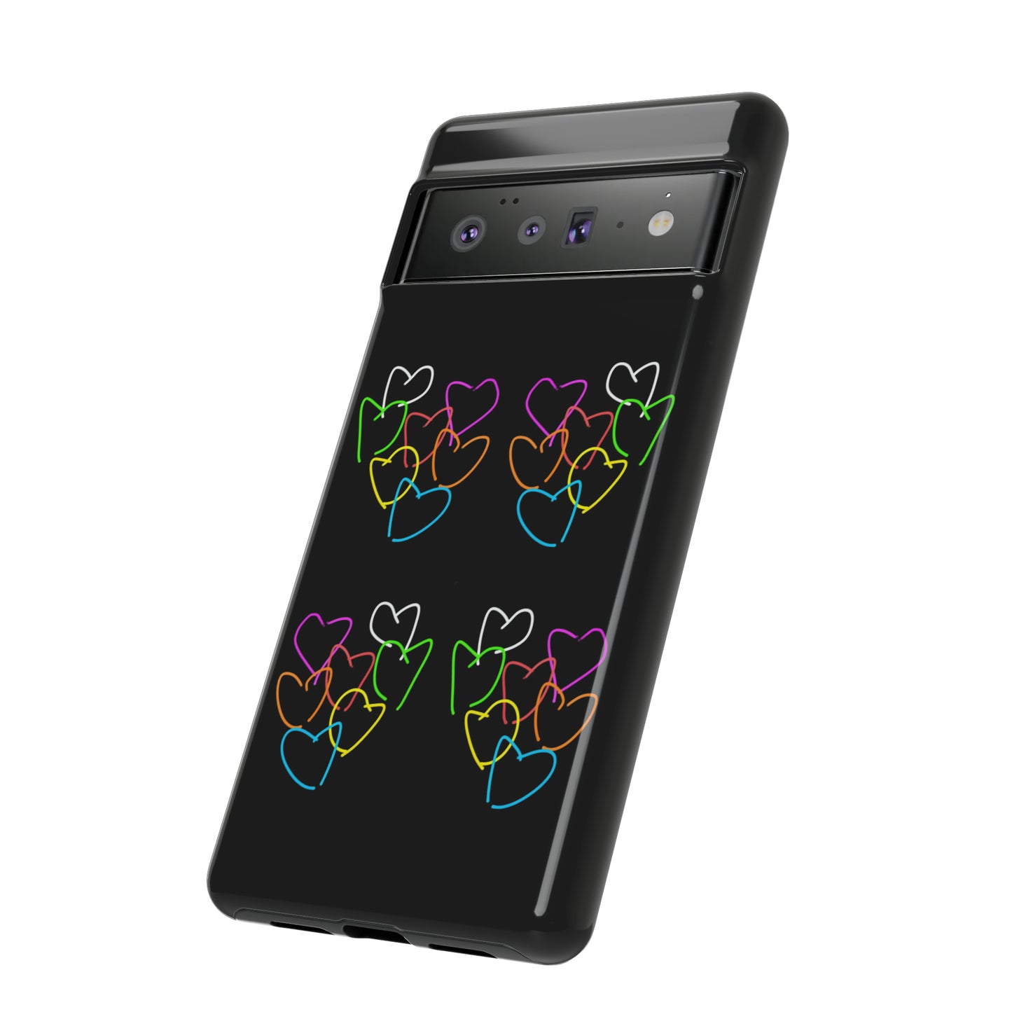 Colorful Hearts- Tough Cases- 46 Phone Styles