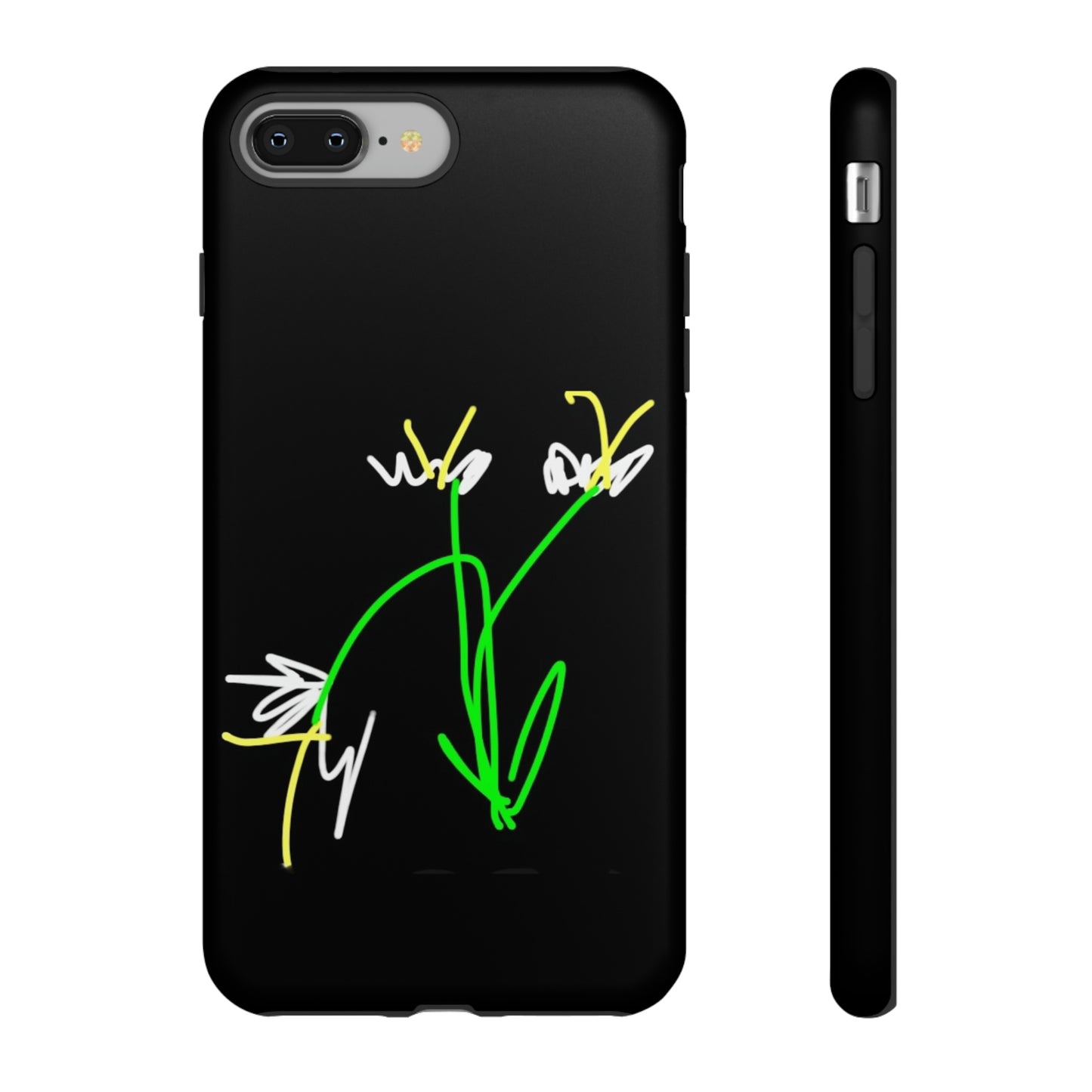 3 White Flowers- Tough Cases- 46 Phone Styles