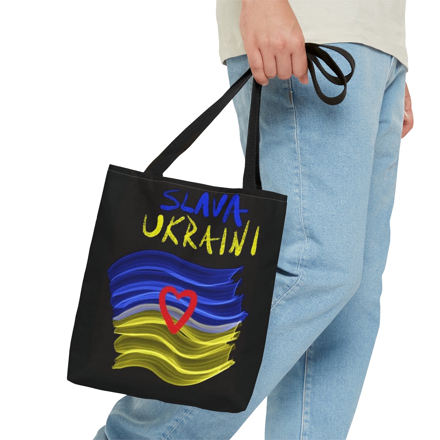 Charity Ukraine- Tote Bag (AOP)- Black