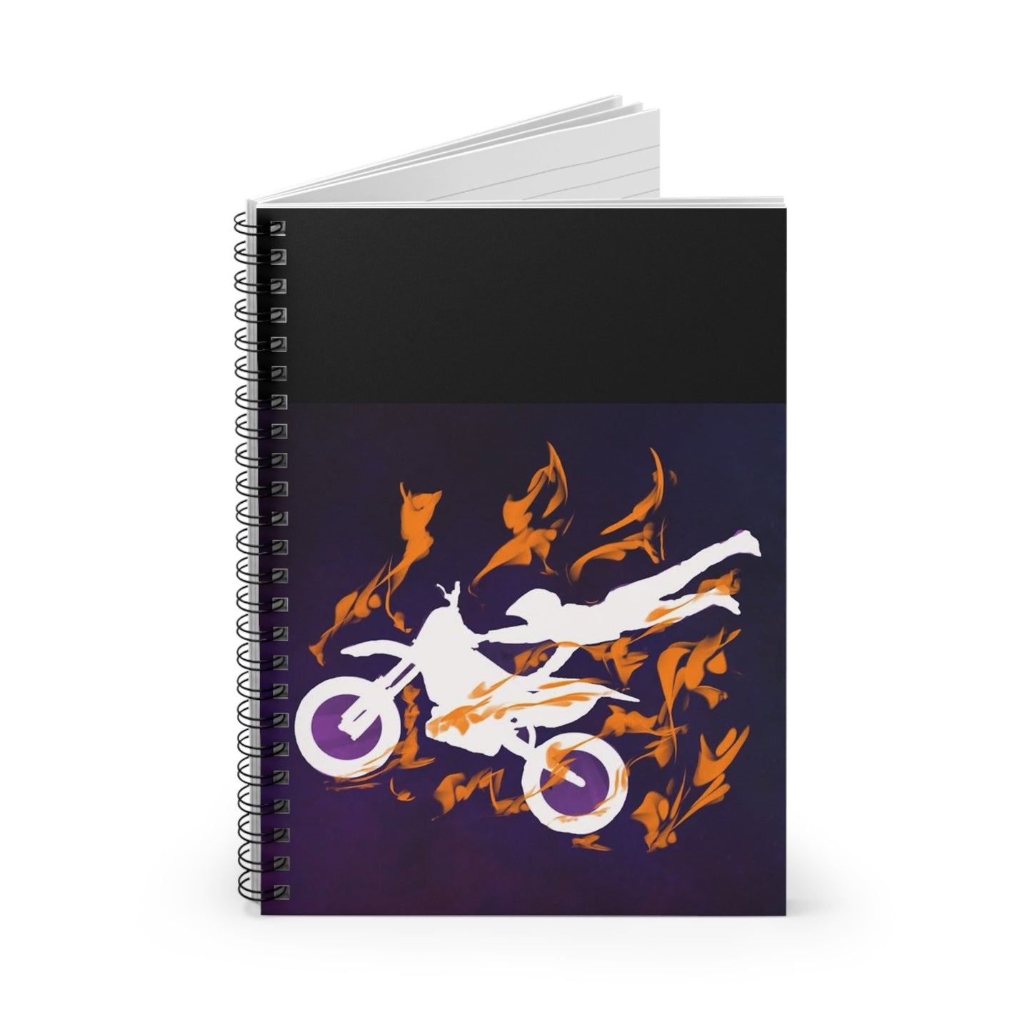 Motocross- Spiral Notebook - Ruled Line