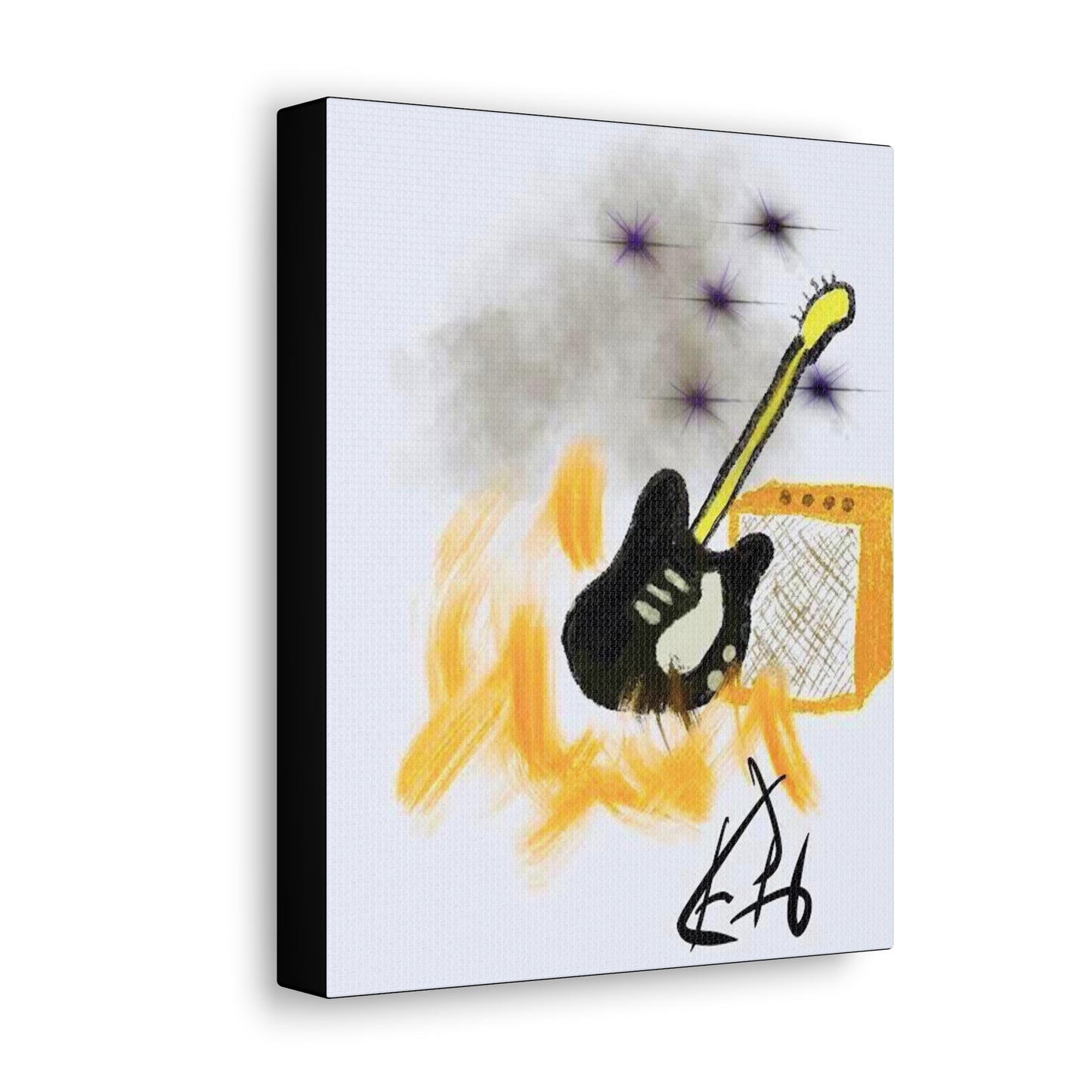 Music Guitar- Canvas Gallery Wraps