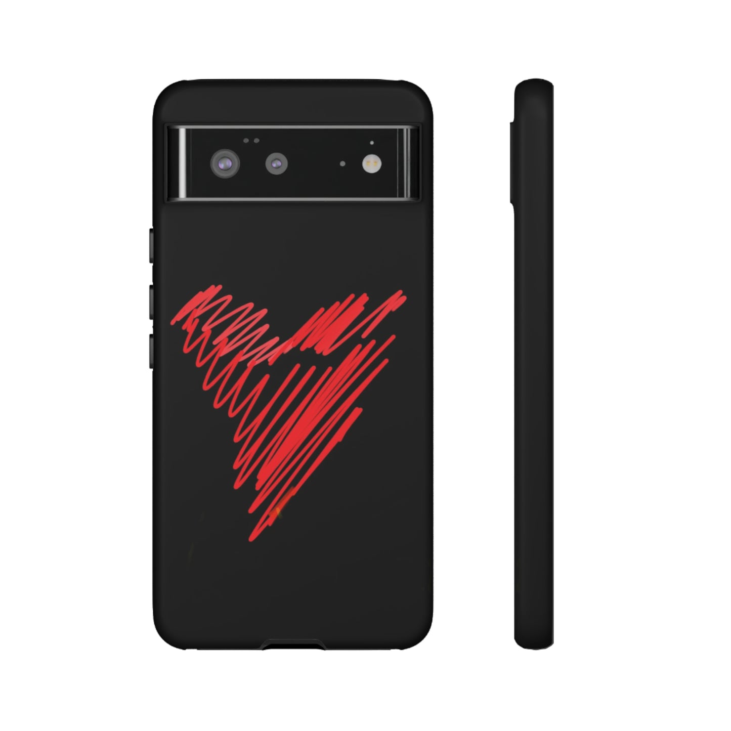 Scribble Heart- Tough Cases- 46 Phone Styles