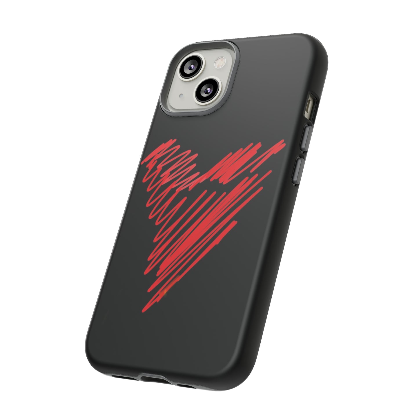 Scribble Heart- Tough Cases- 46 Phone Styles