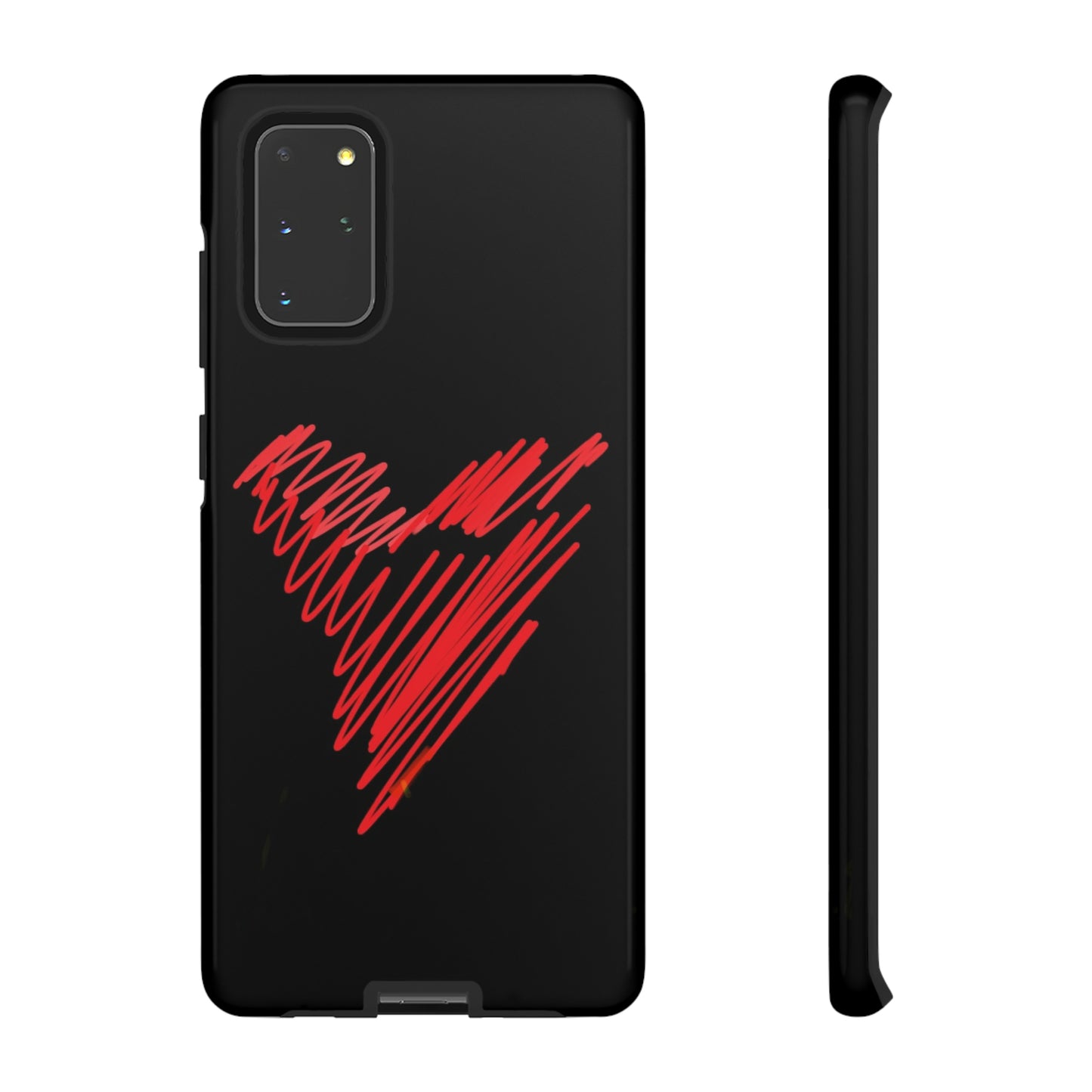 Scribble Heart- Tough Cases- 46 Phone Styles