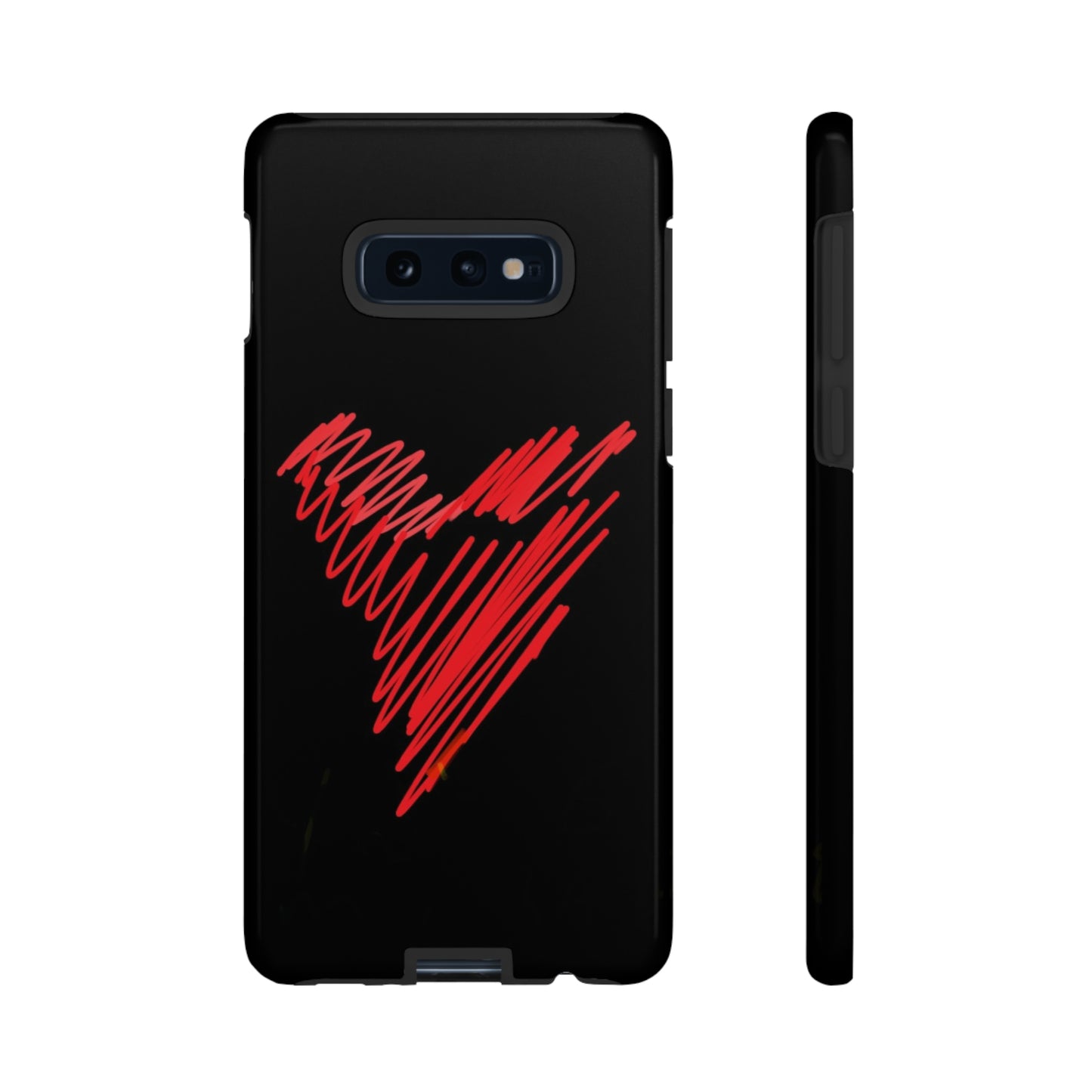 Scribble Heart- Tough Cases- 46 Phone Styles