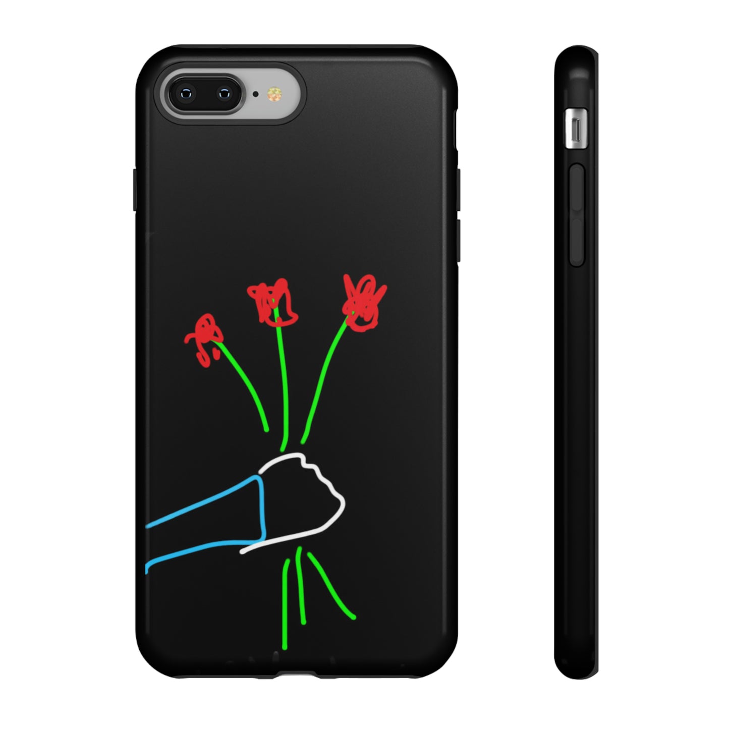 3 Red Flowers- Tough Cases- 46 Phone Styles