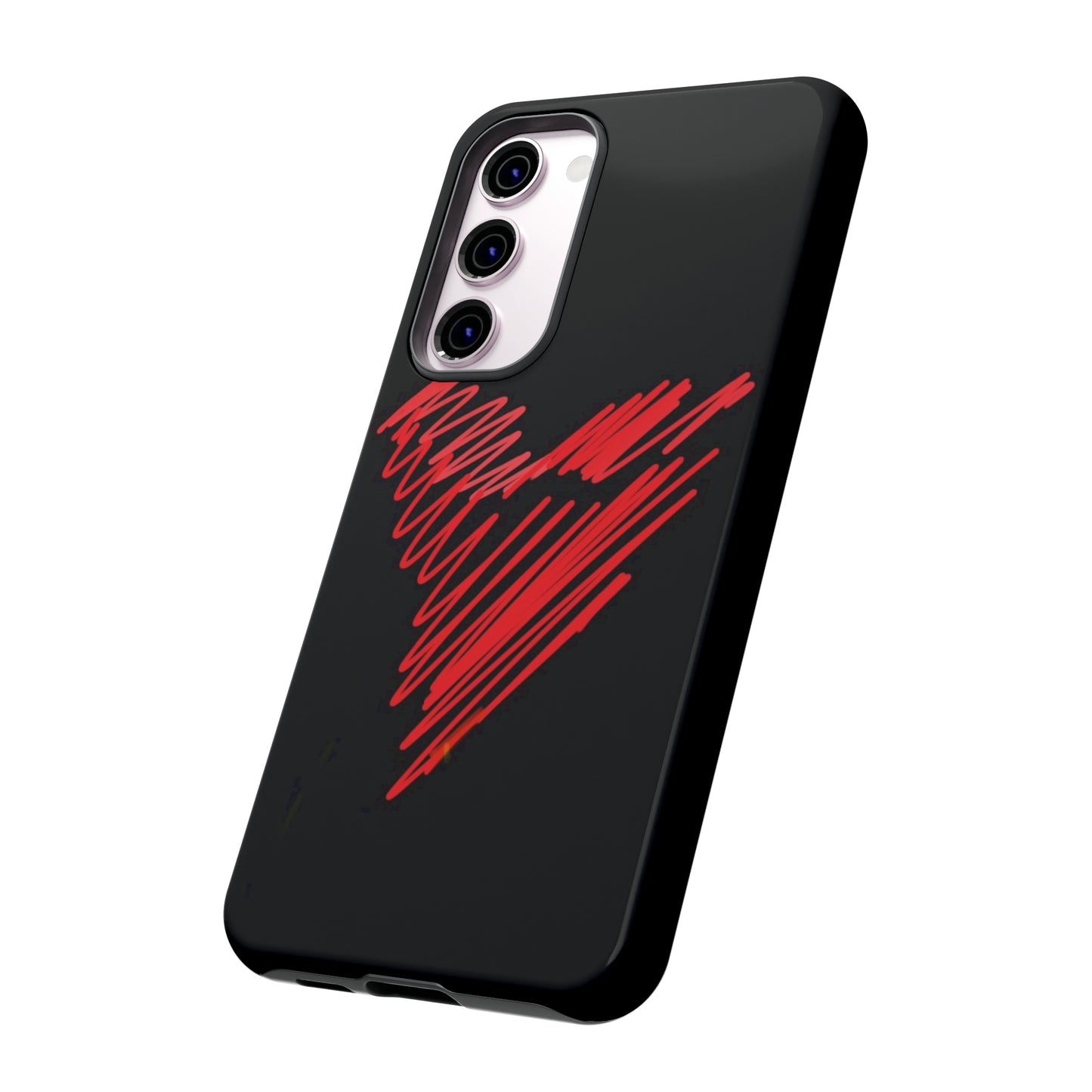 Scribble Heart- Tough Cases- 46 Phone Styles