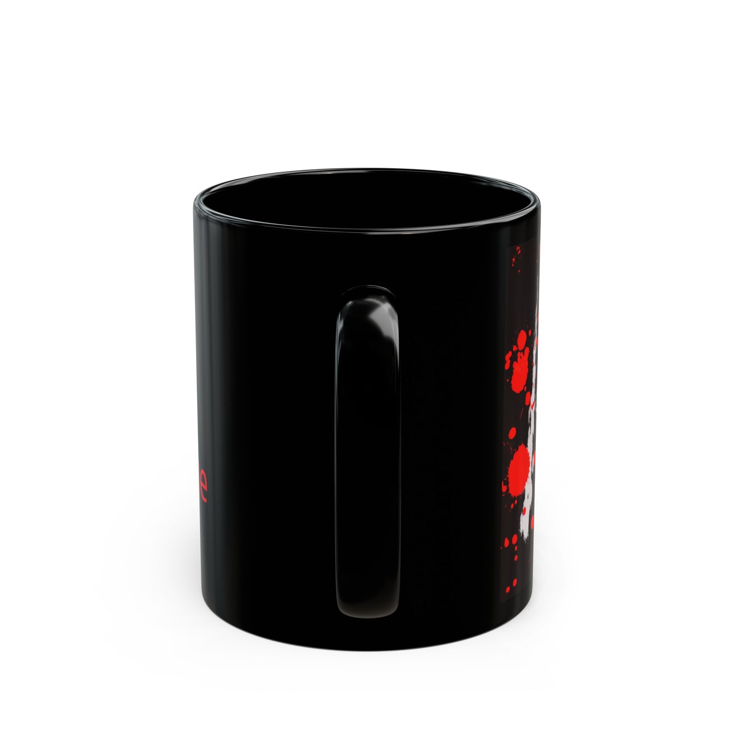 Your Monogram, CUSTOMIZE- Black Mug, 15oz- K