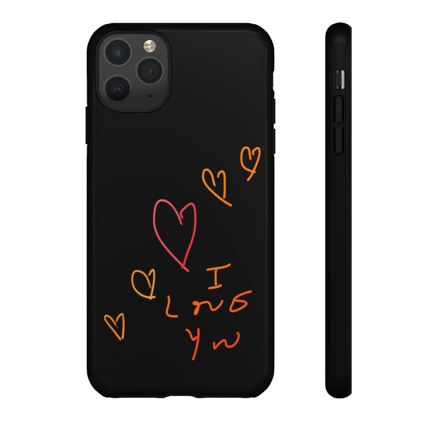 5 Hearts/I love You- Tough Cases- 46 Phone Styles