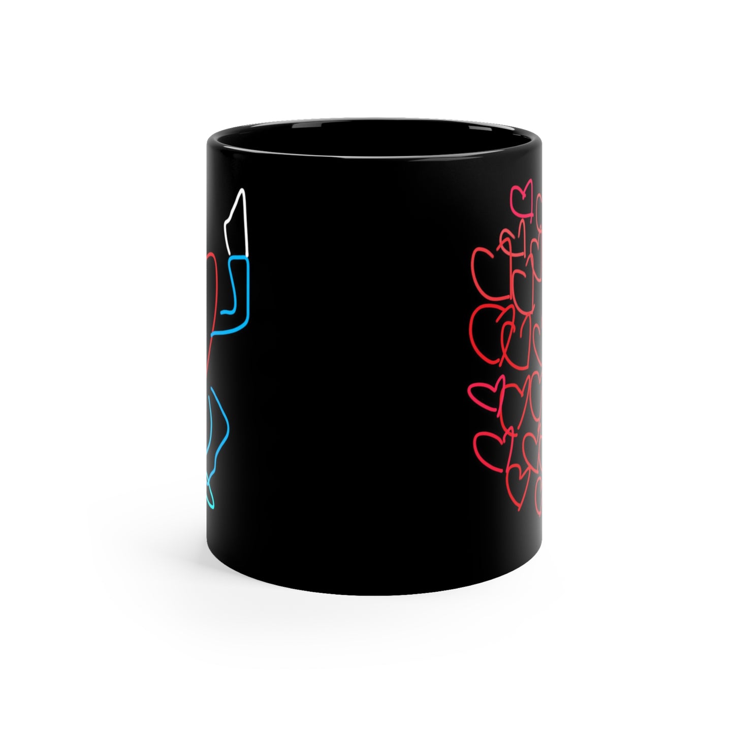 You Make My Heart Dance/Million Hearts- 11oz Black Mug