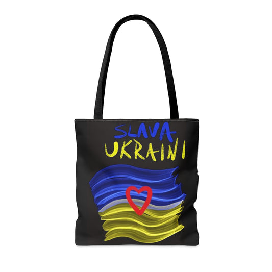 Charity Ukraine- Tote Bag (AOP)- Black