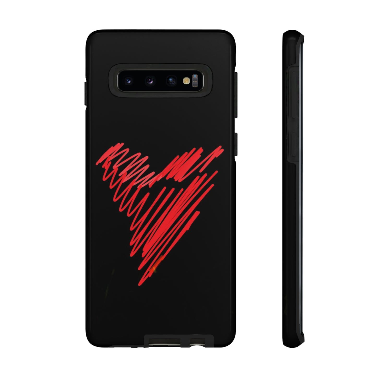 Scribble Heart- Tough Cases- 46 Phone Styles