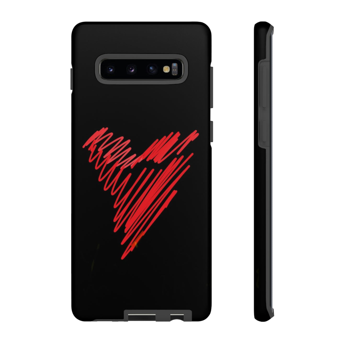 Scribble Heart- Tough Cases- 46 Phone Styles