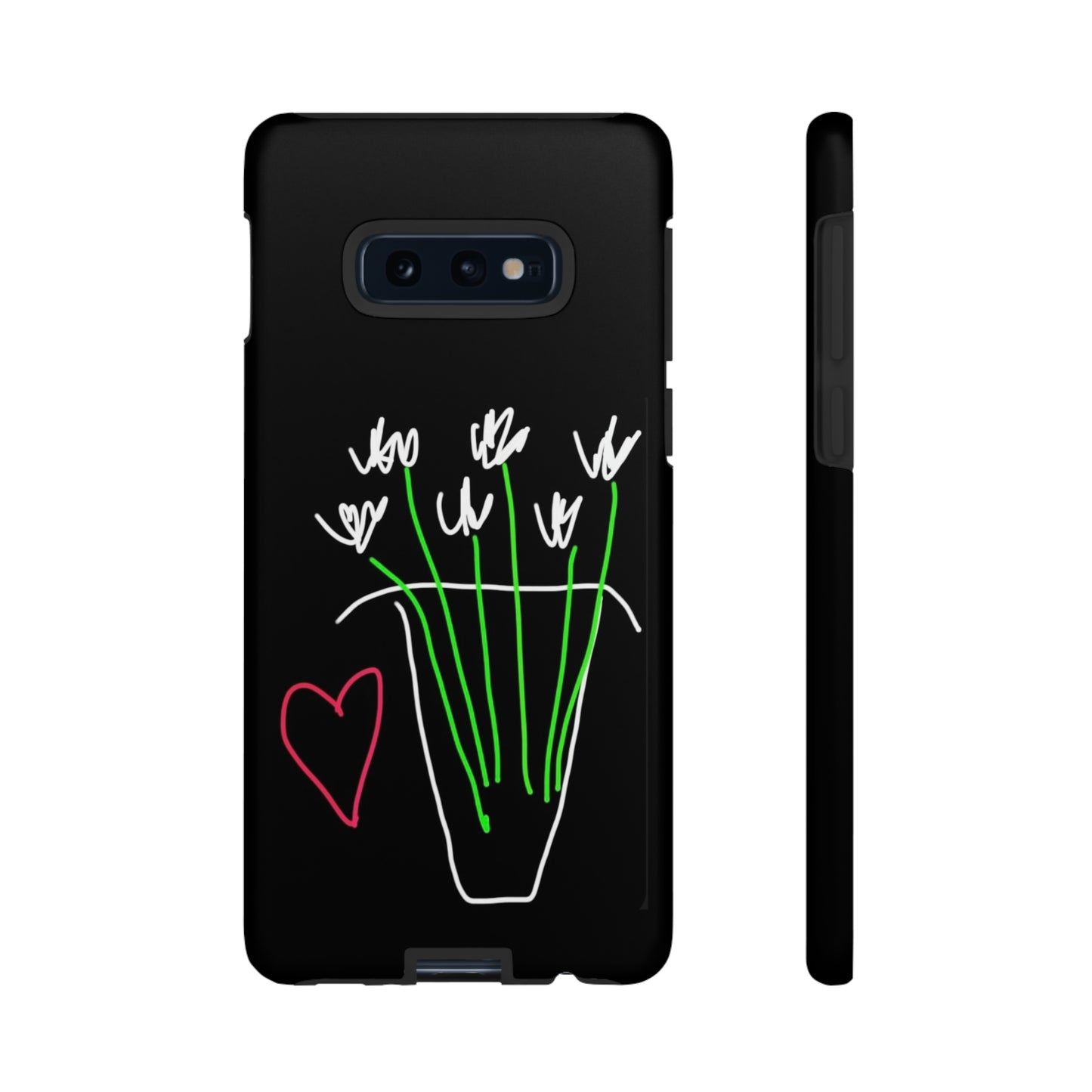 Vase, White Flowers- Tough Cases- 46 Phone Styles