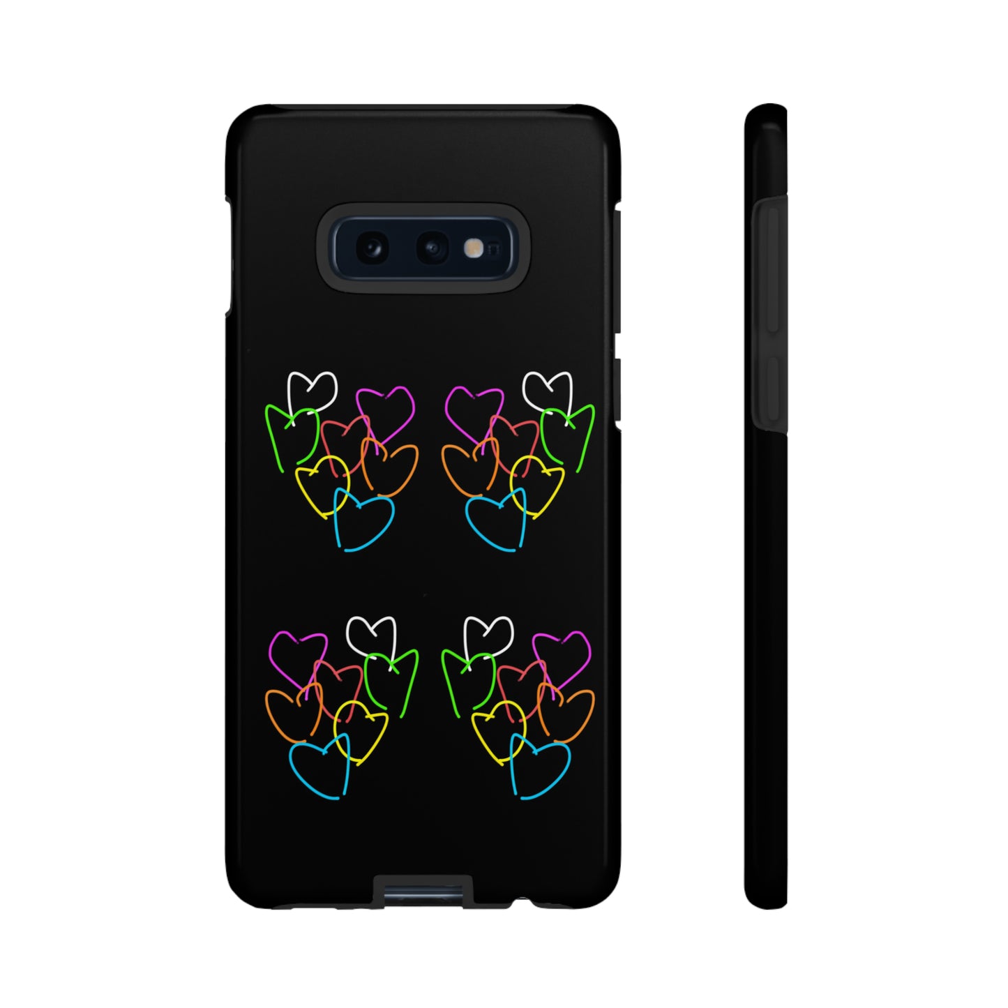 Colorful Hearts- Tough Cases- 46 Phone Styles