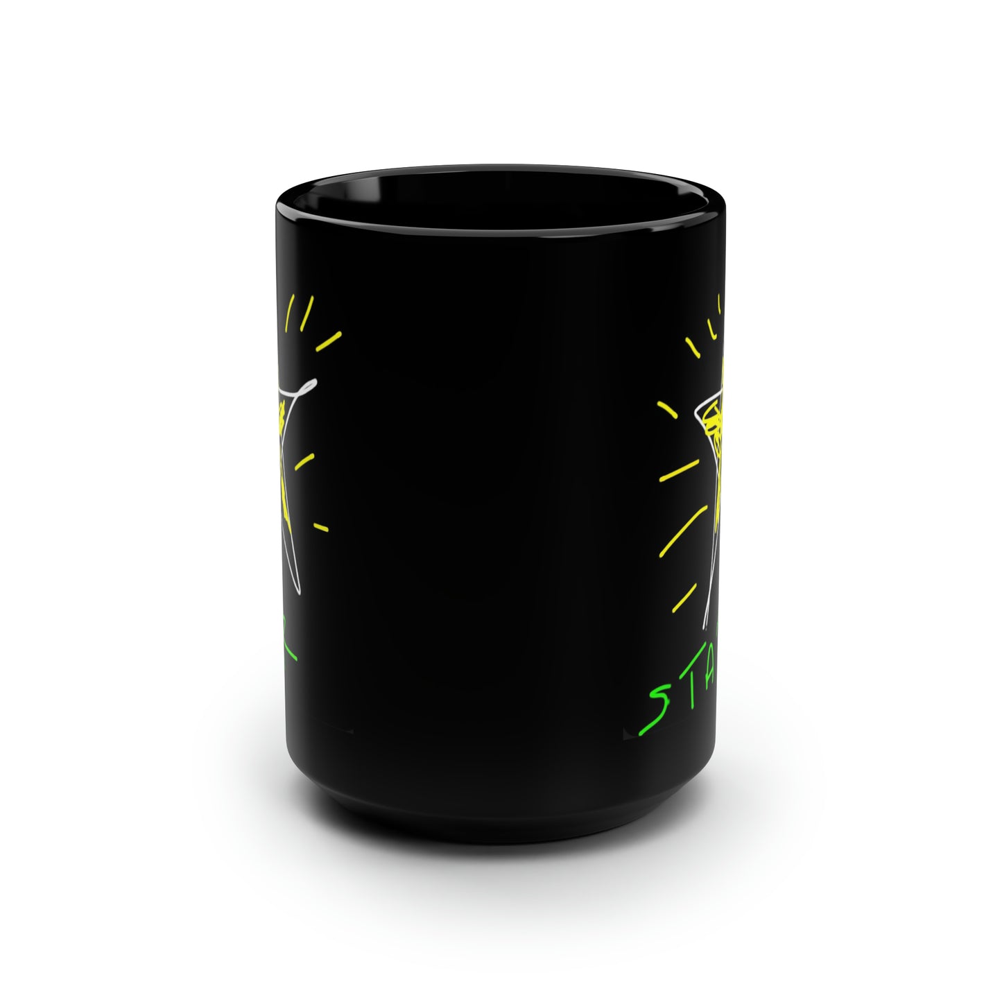 Star- Black Mug, 15oz