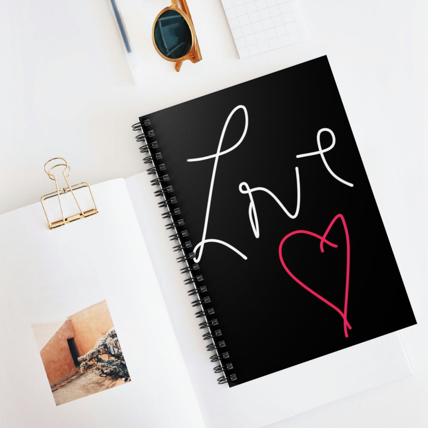 Love- Spiral Notebook - Ruled Line