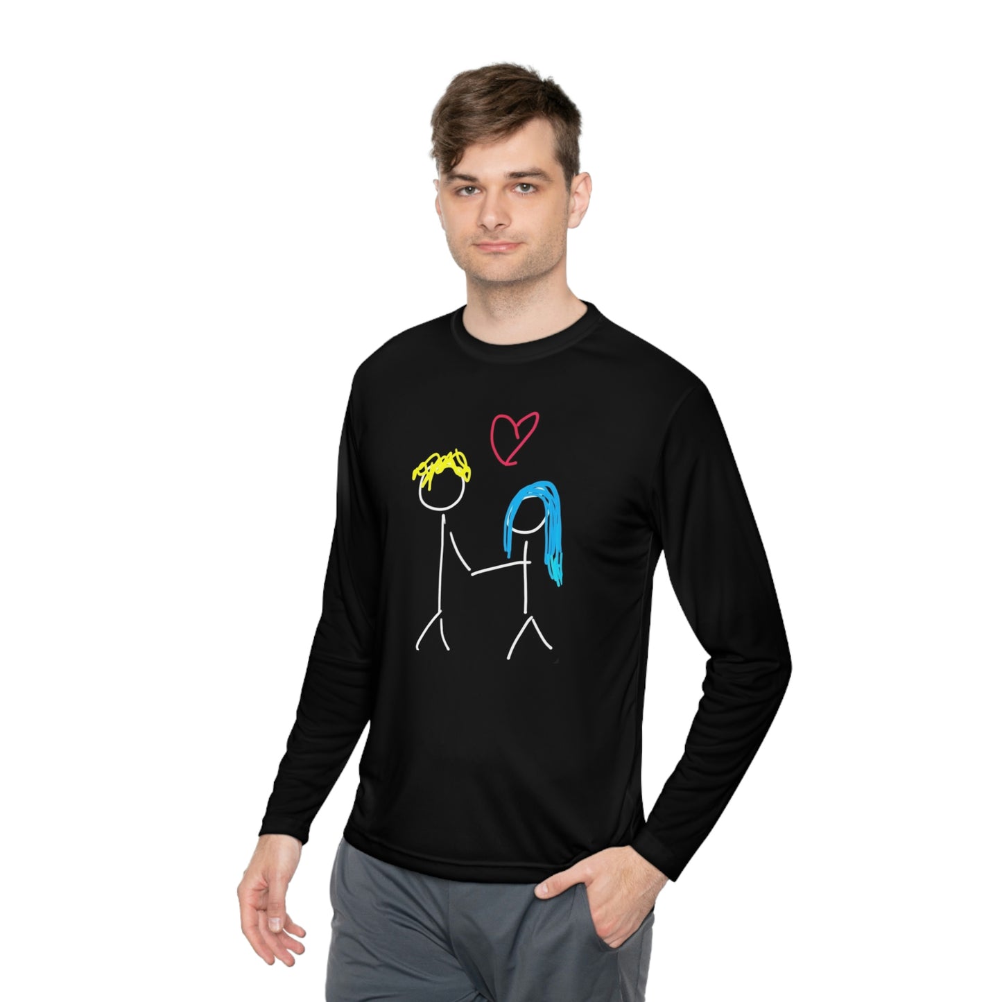 Stick Couple- Unisex Lightweight Long Sleeve Tee