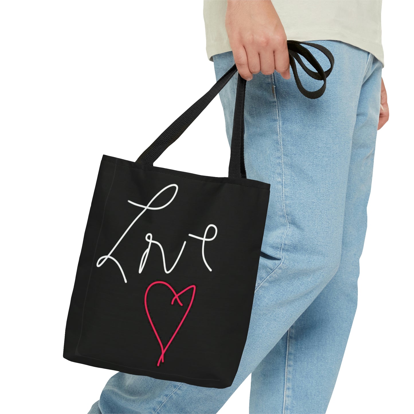 LOVE- AOP Tote Bag