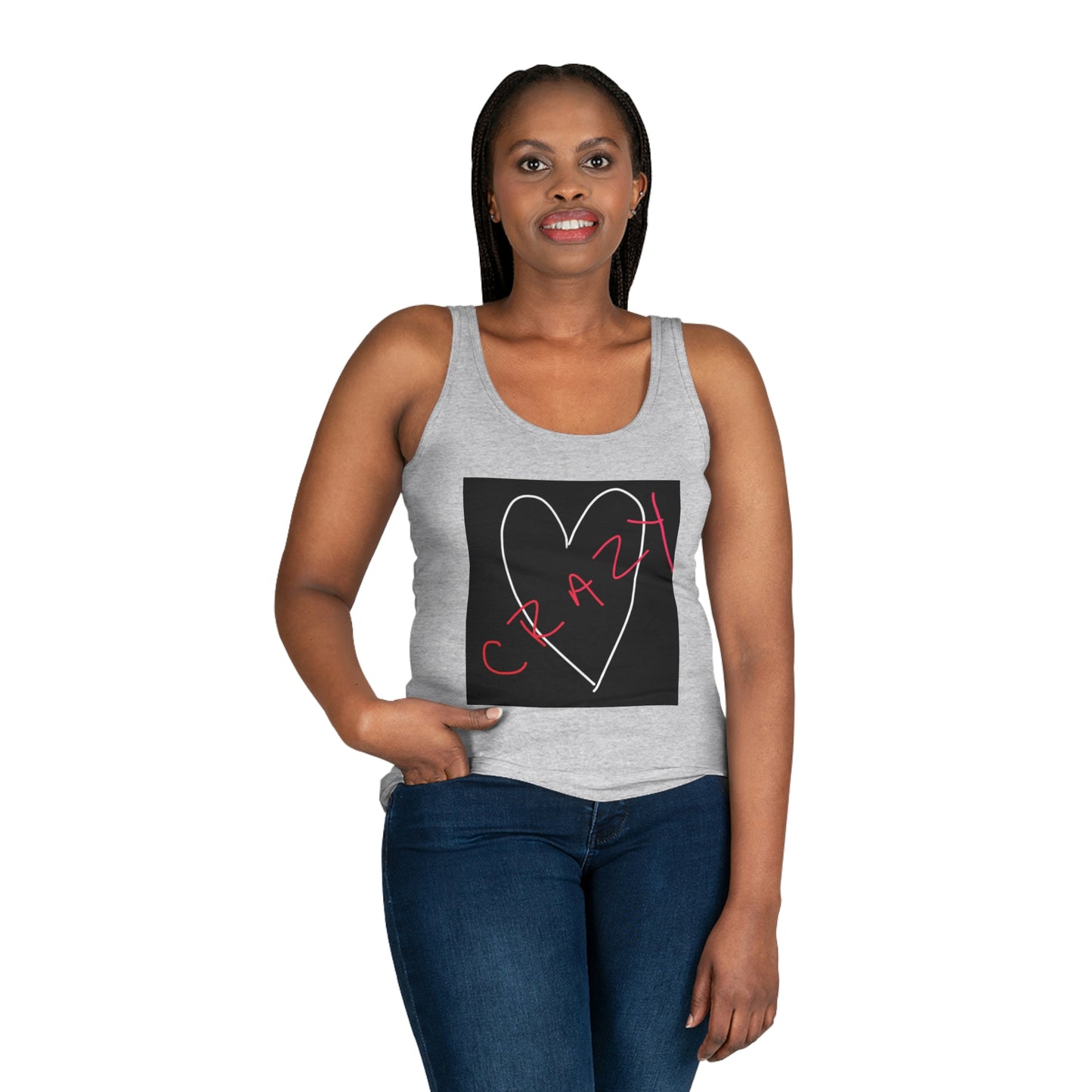 Crazy Heart- Women's Tank Top