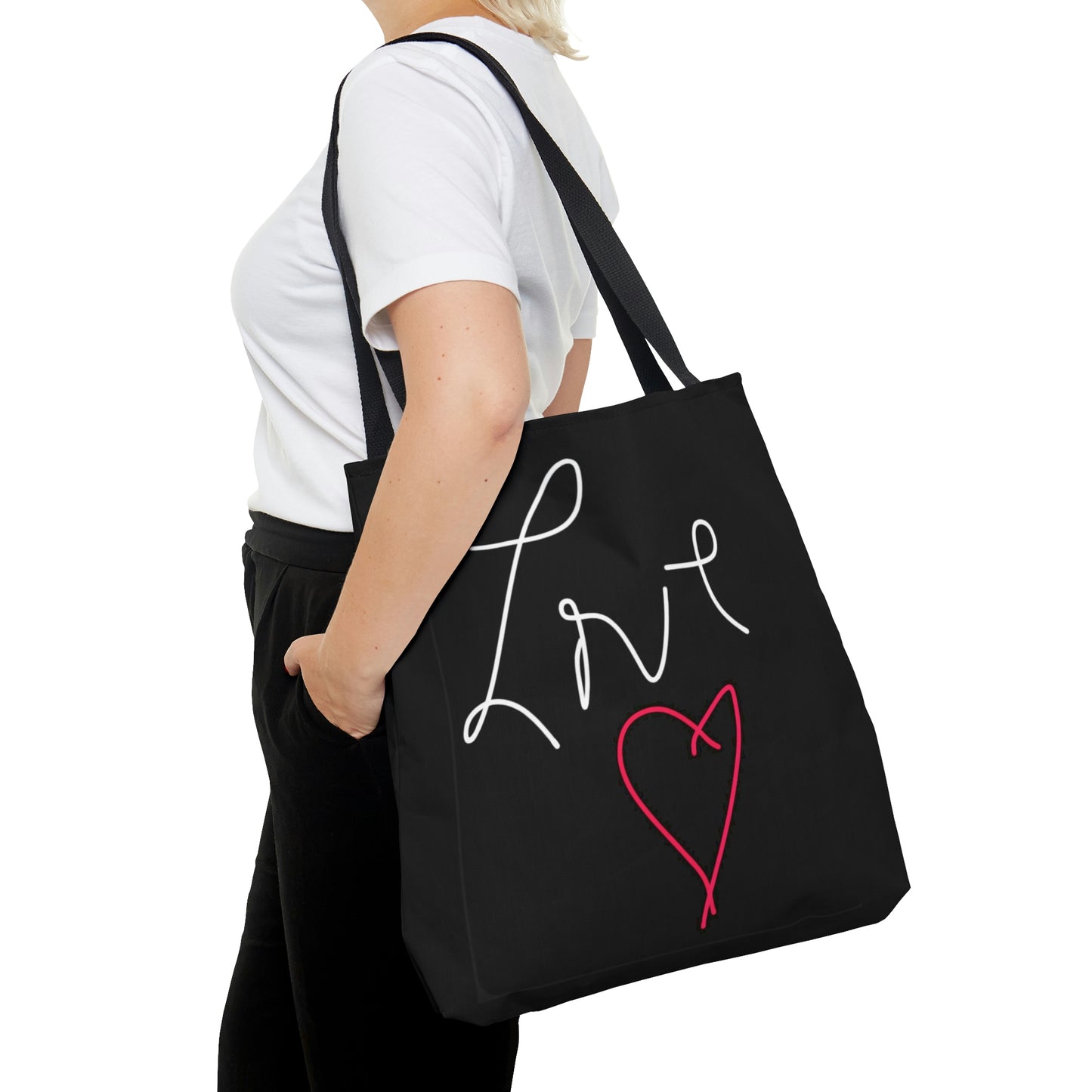 LOVE- AOP Tote Bag