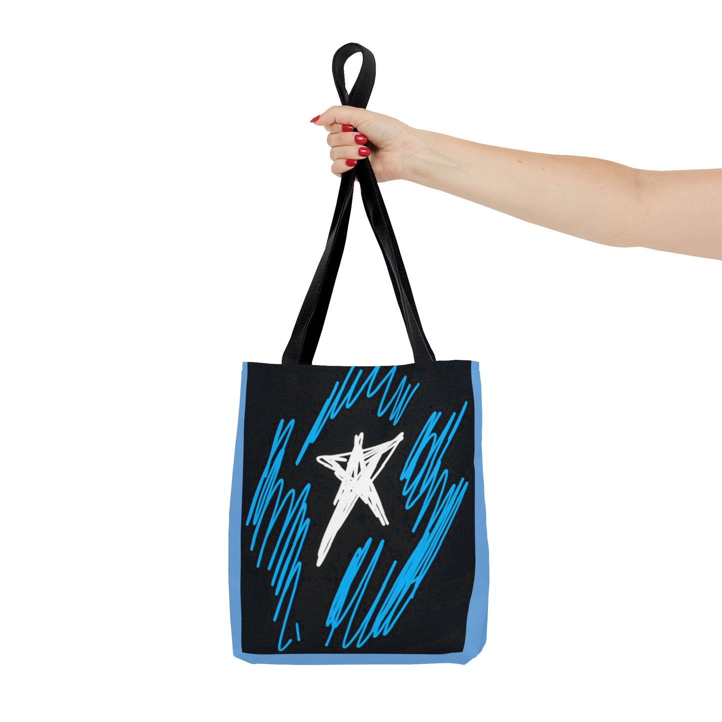 July 4th- Star Field- Tote Bag (AOP)- Black and Blue