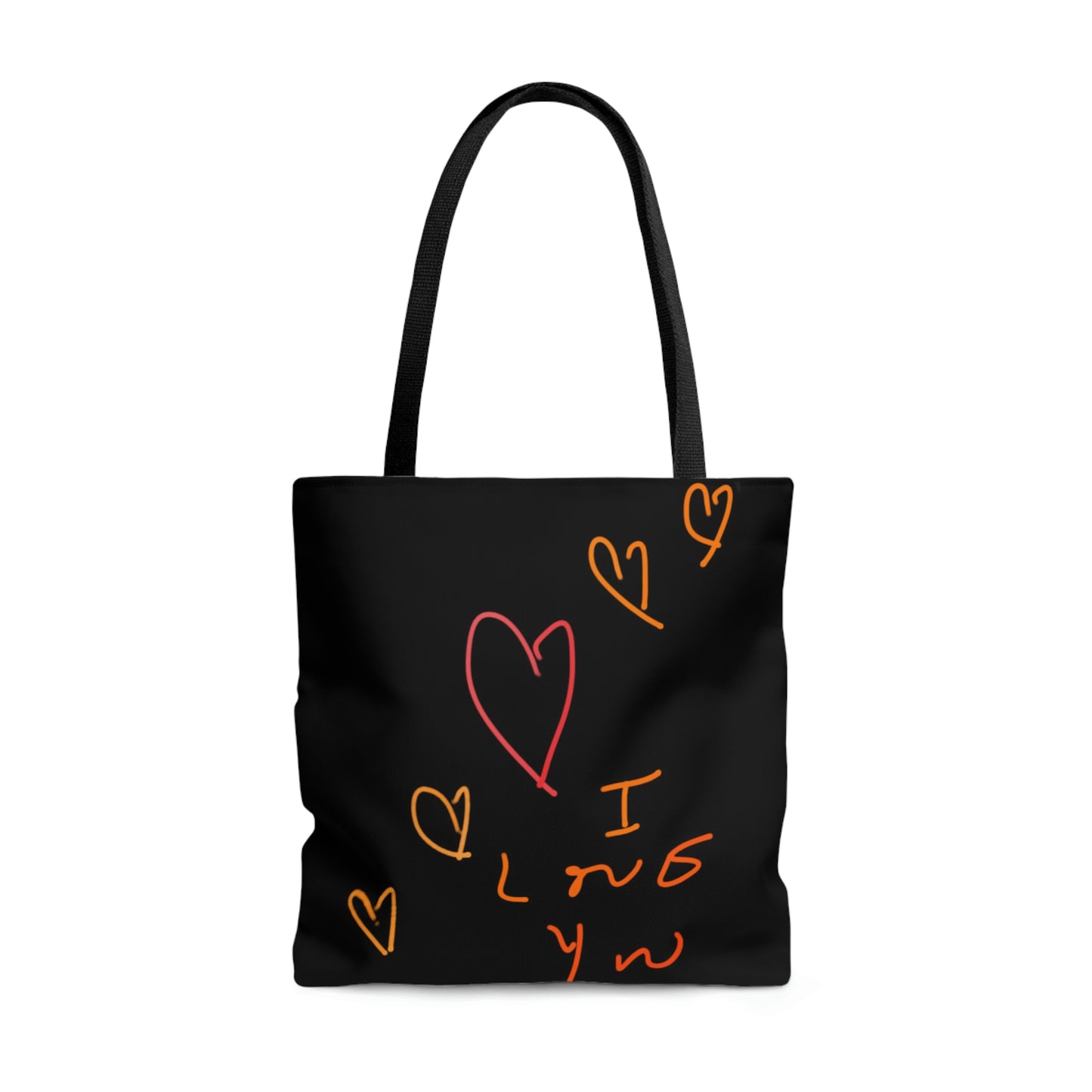 5 Hearts/I Love You- AOP Tote Bag