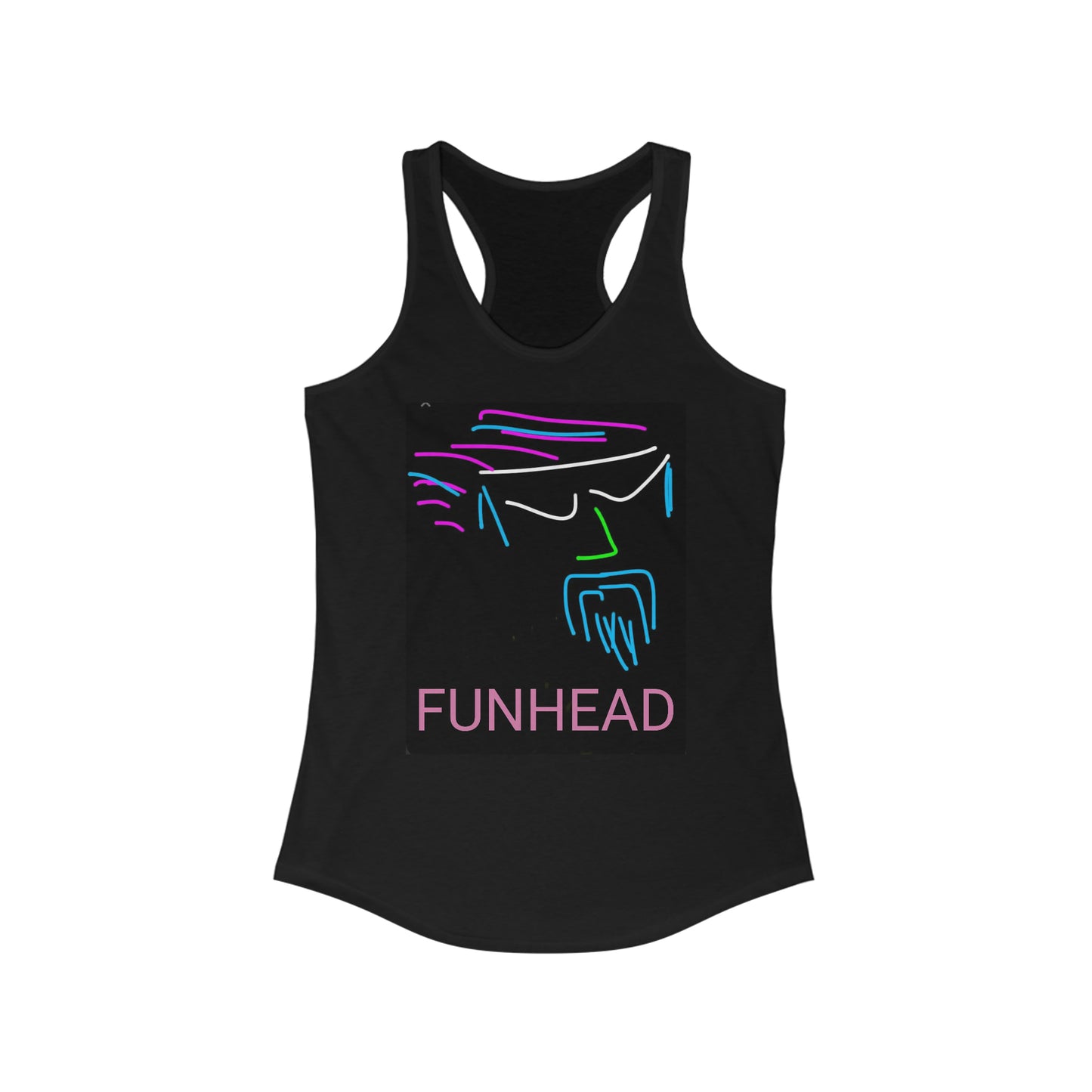 Funhead- Women's Ideal Racerback Tank