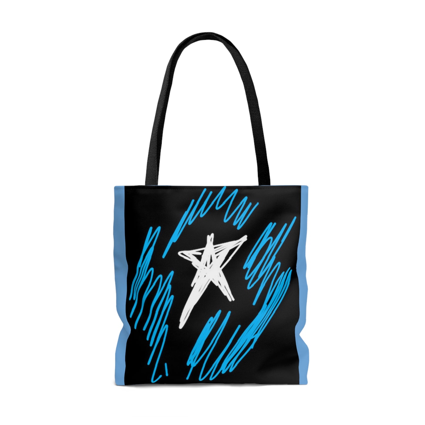 July 4th- Star Field- Tote Bag (AOP)- Black and Blue