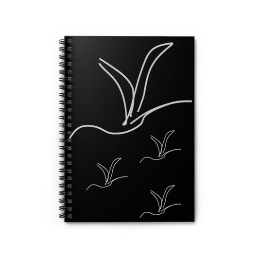 Origami/Flock- Spiral Notebook - Ruled Line