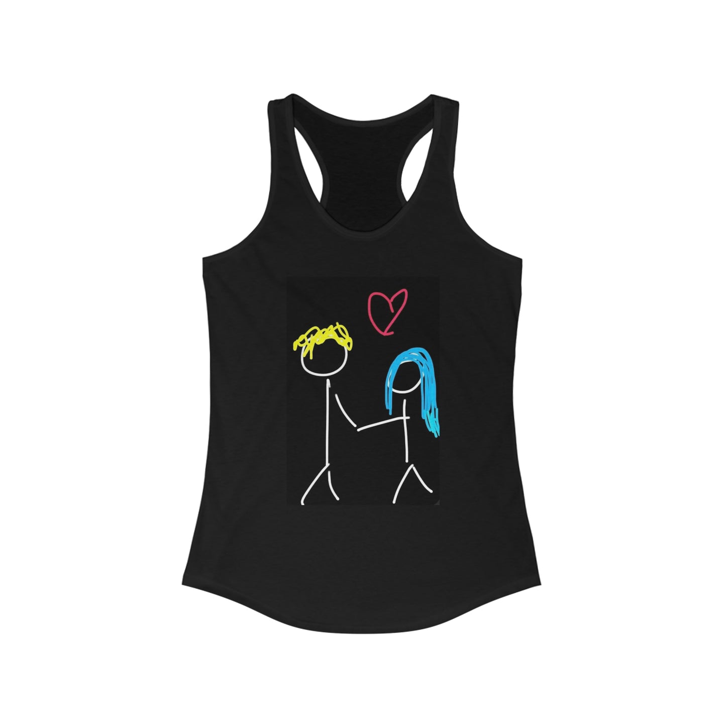 Stick Couple- Women's Ideal Racerback Tank