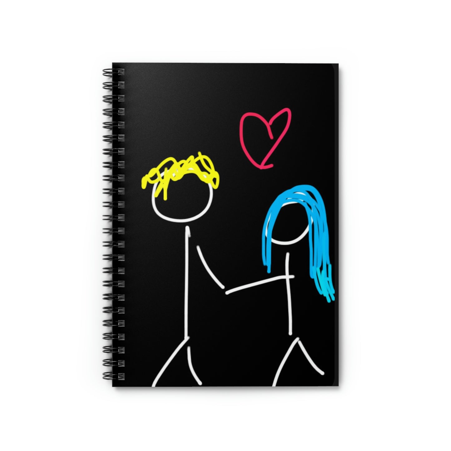 Stick Couple- Spiral Notebook - Ruled Line