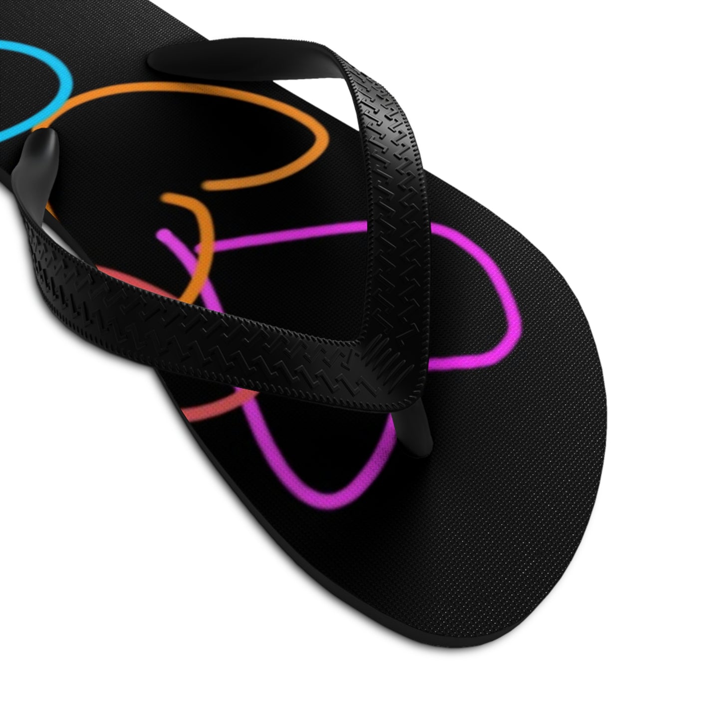 Colorful Hearts- Unisex Flip-Flops