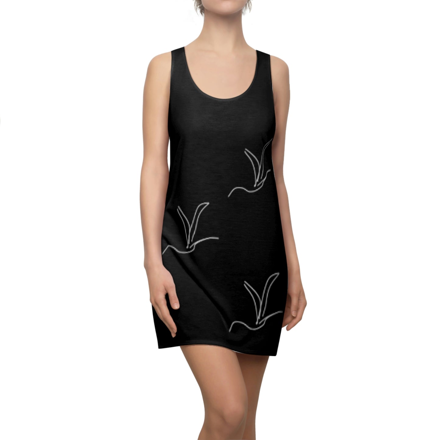 Origami x3- Women's Cut & Sew Racerback Dress (AOP)