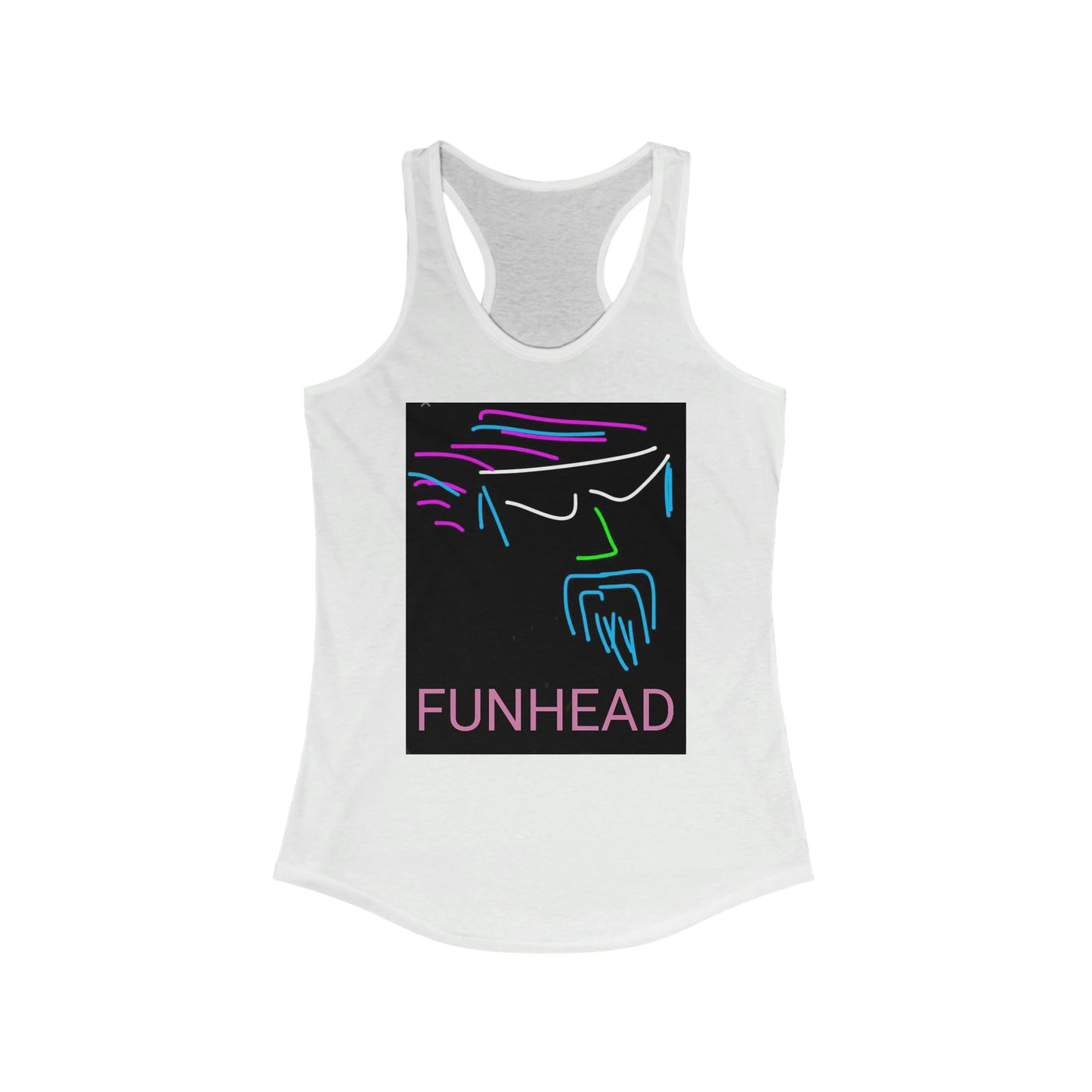 Funhead- Women's Ideal Racerback Tank