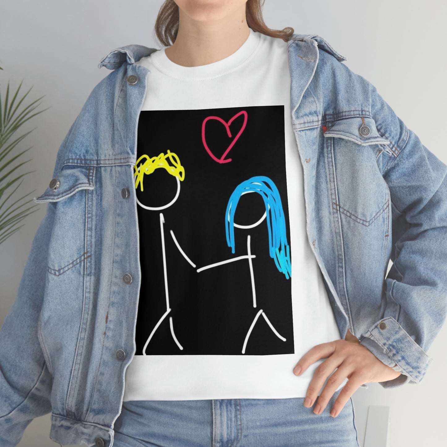 Stick Couple- Unisex Heavy Cotton Tee