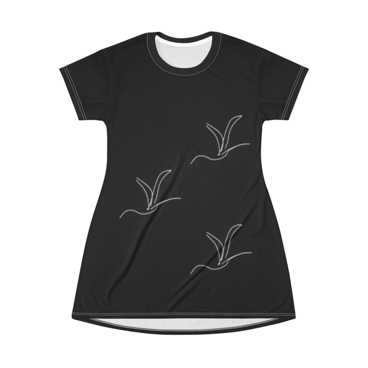 Origami x3- T-Shirt Dress (AOP)