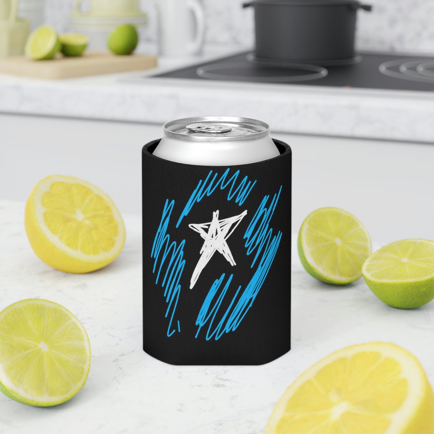 July 4th- Star Field- Can Cooler