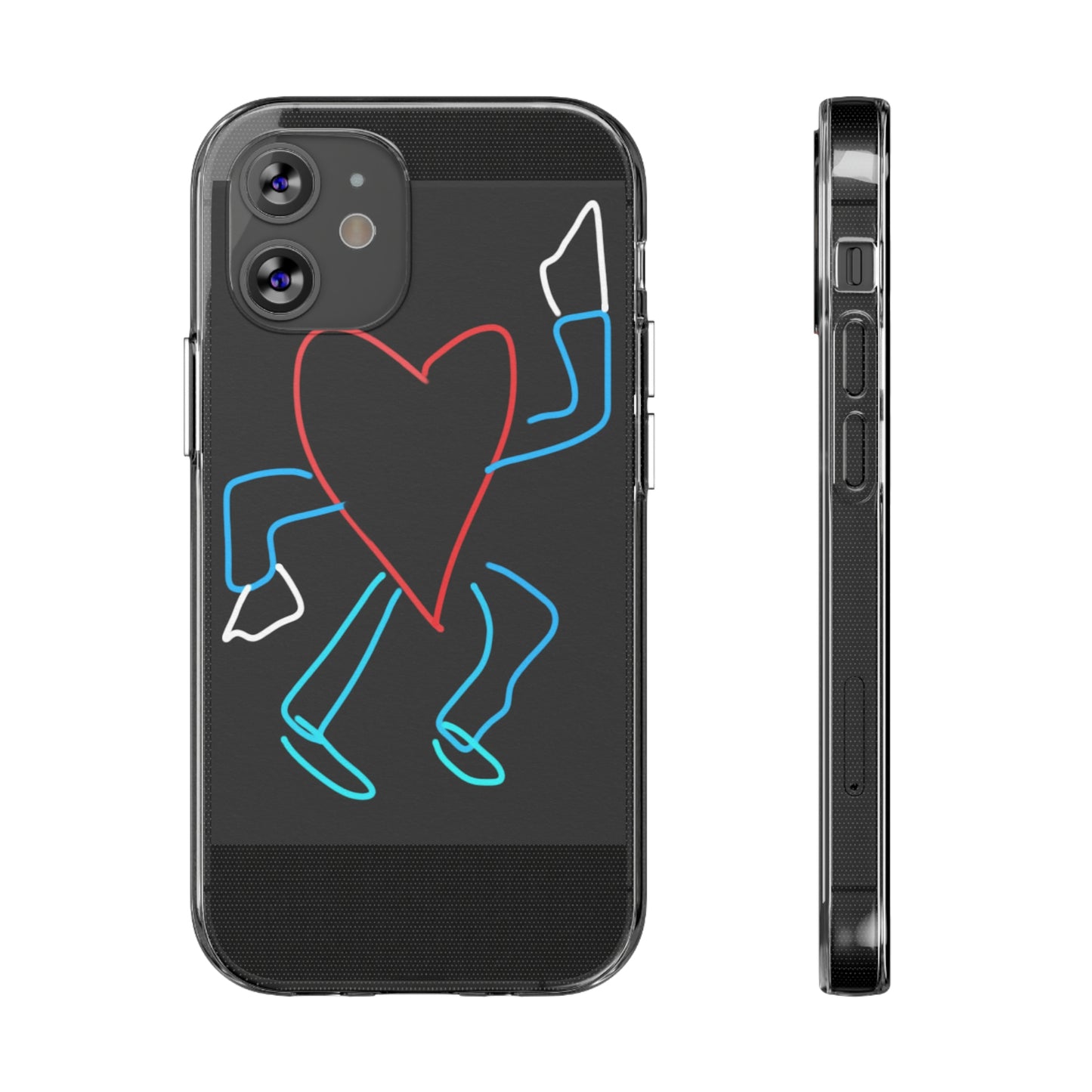 You Make My Heart Dance- Clear Silicone Phone Case