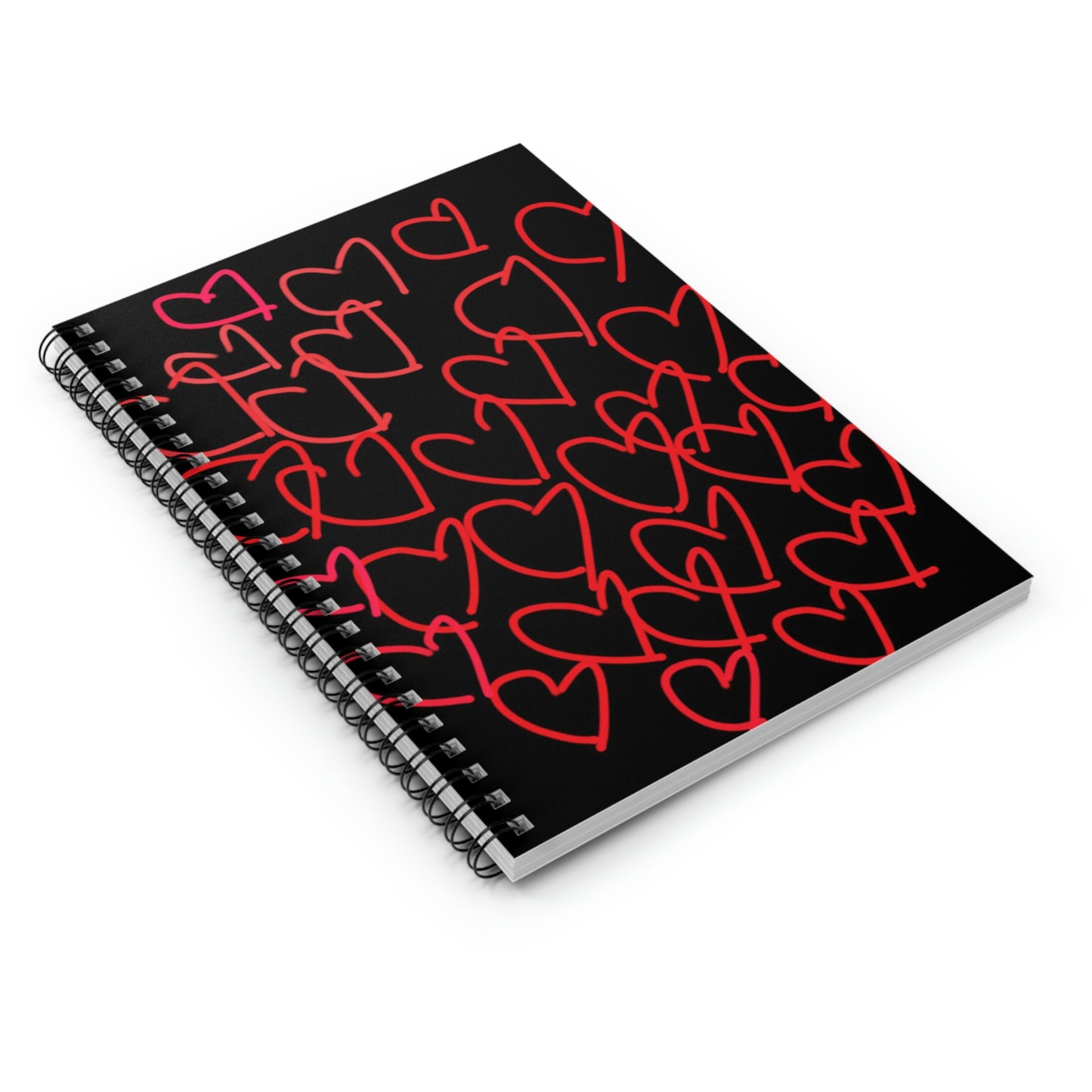 Million Hearts- Spiral Notebook - Ruled Line