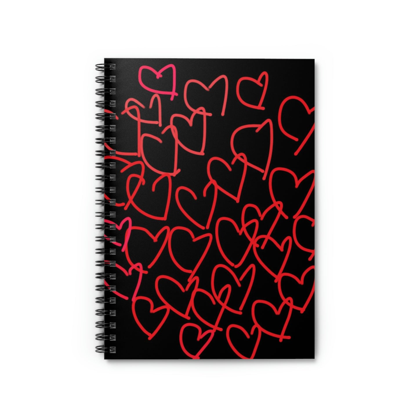 Million Hearts- Spiral Notebook - Ruled Line