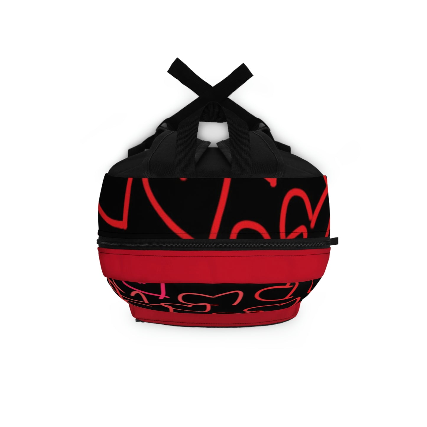 Million Hearts- Backpack- Black & Red