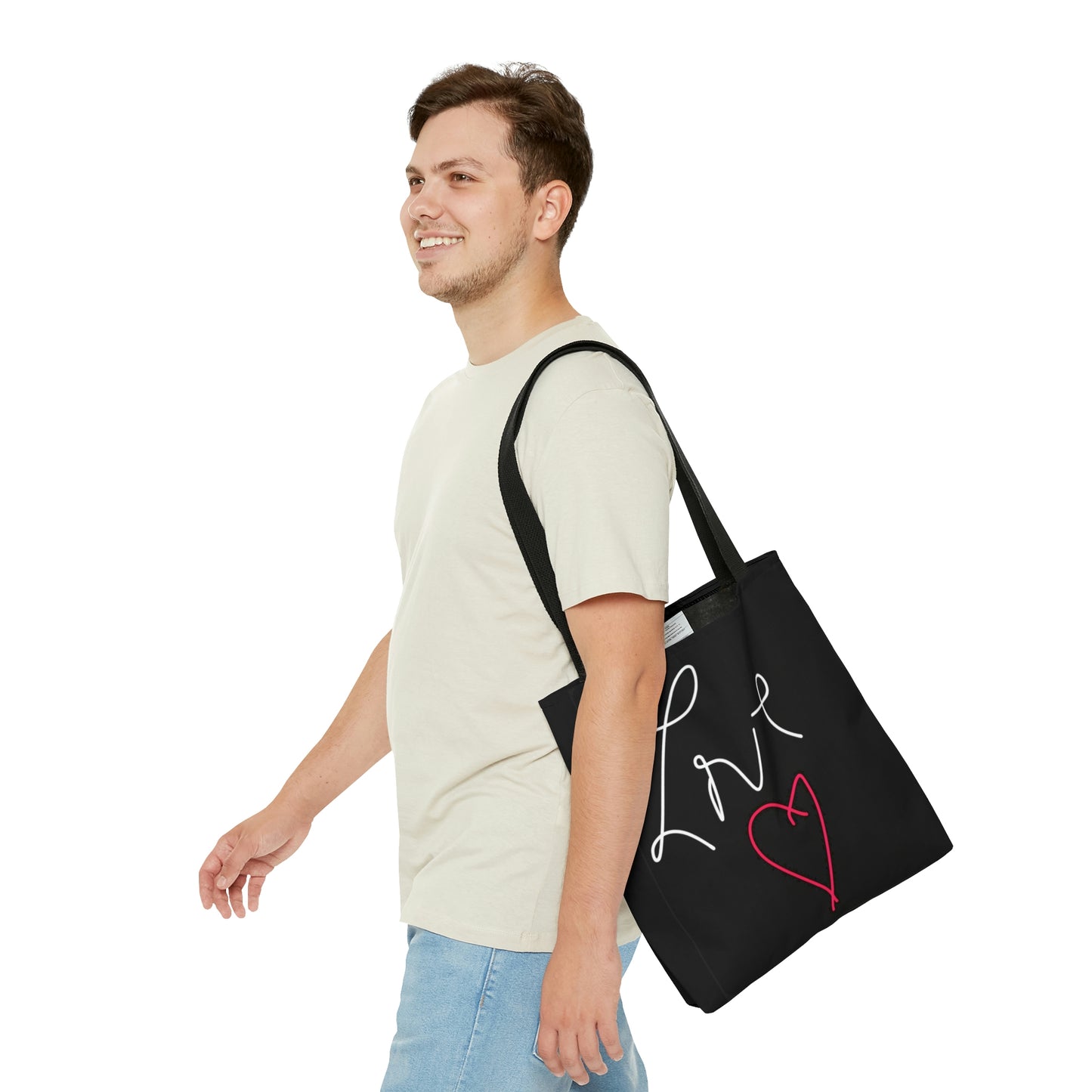 LOVE- AOP Tote Bag