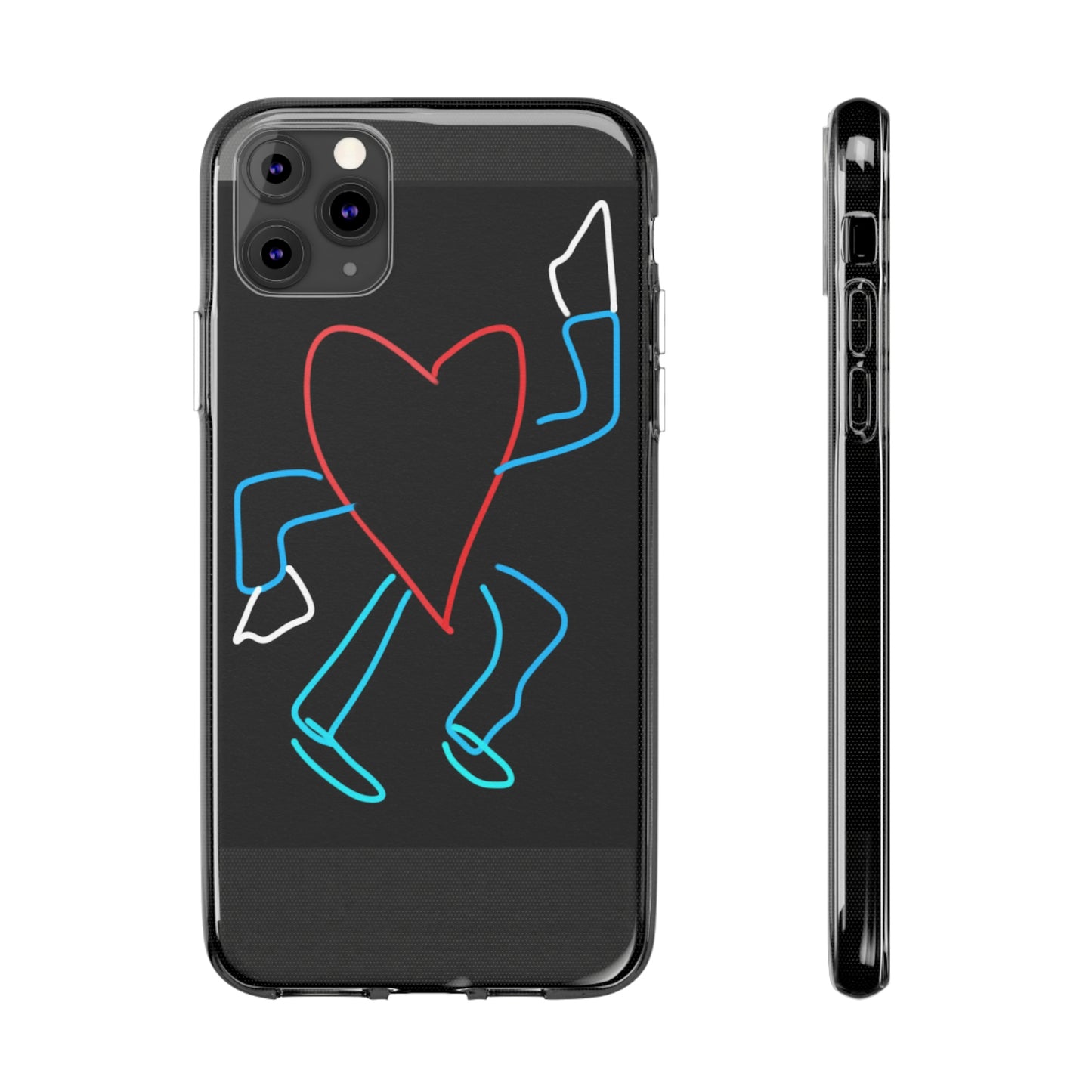 You Make My Heart Dance- Clear Silicone Phone Case