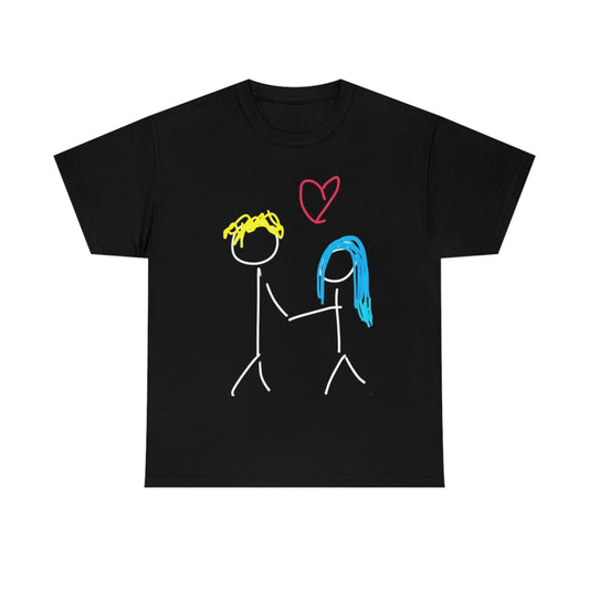 Stick Couple- Unisex Heavy Cotton Tee