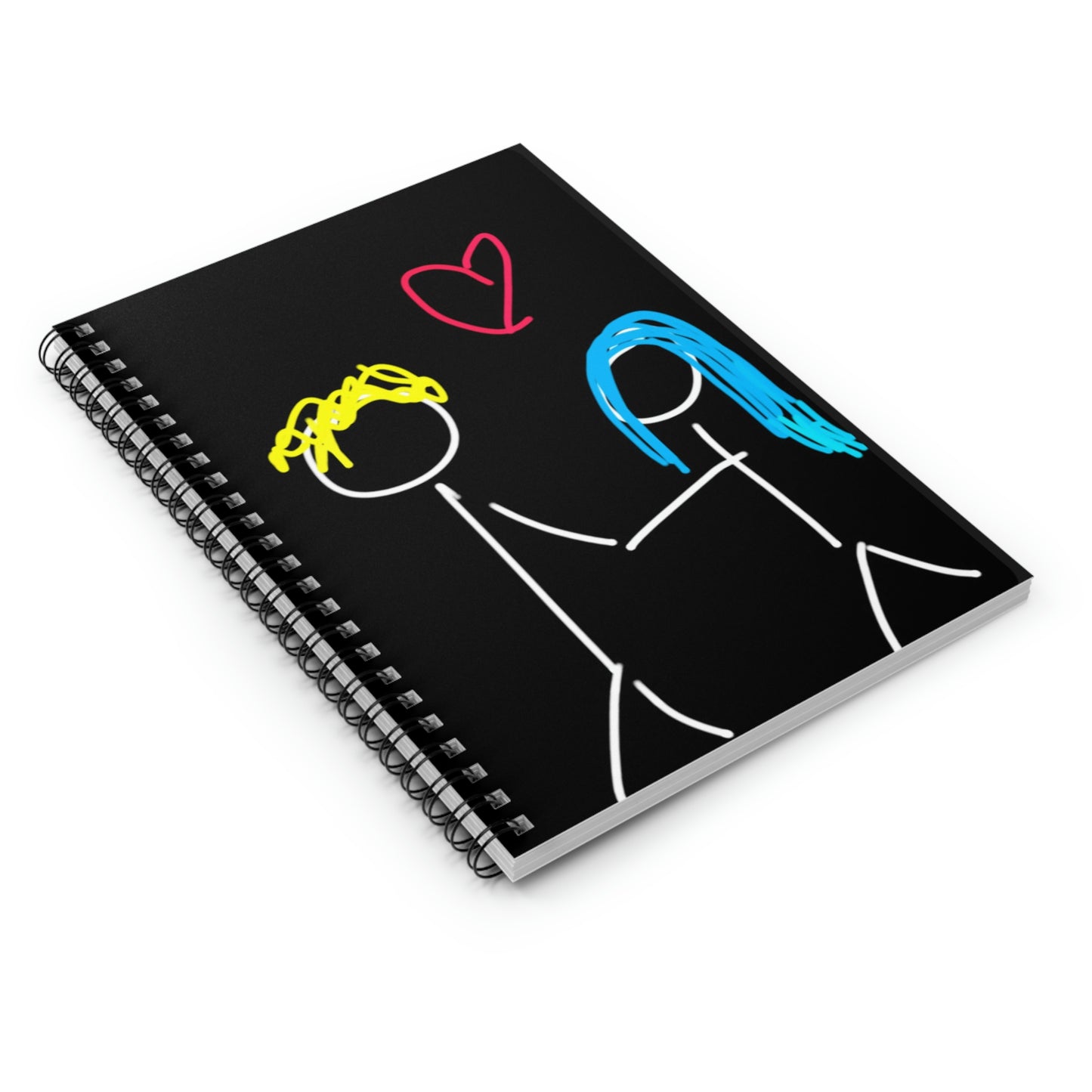 Stick Couple- Spiral Notebook - Ruled Line