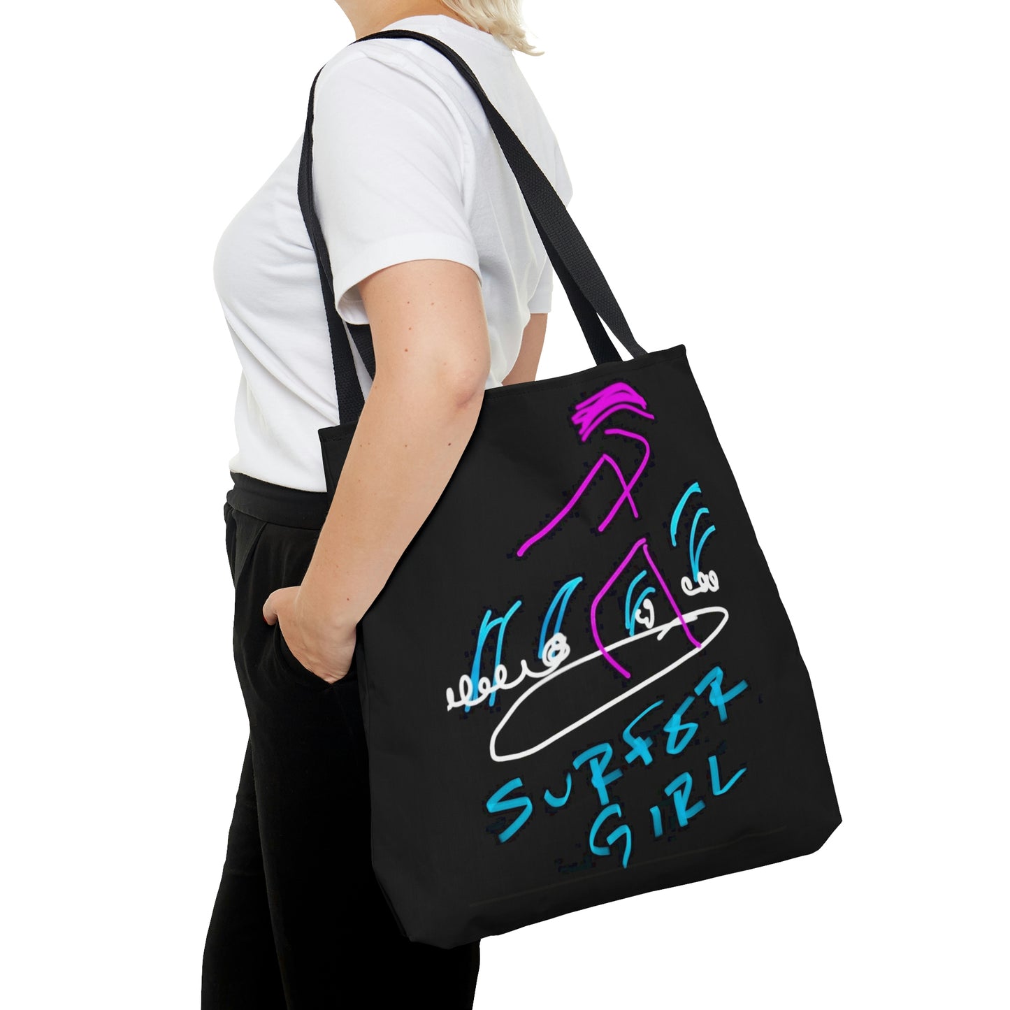 Surfer Girl- AOP Tote Bag