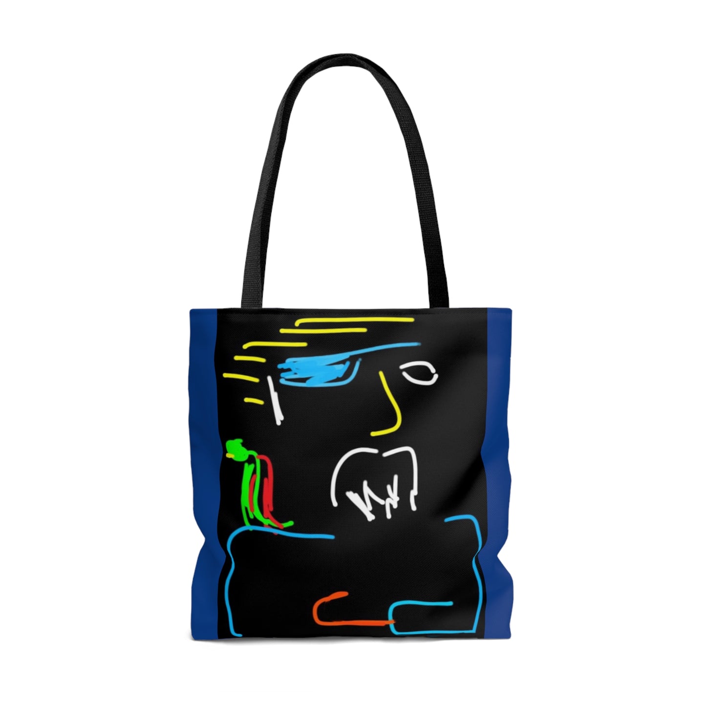 Pirate- Tote Bag (AOP)- Black and Blue