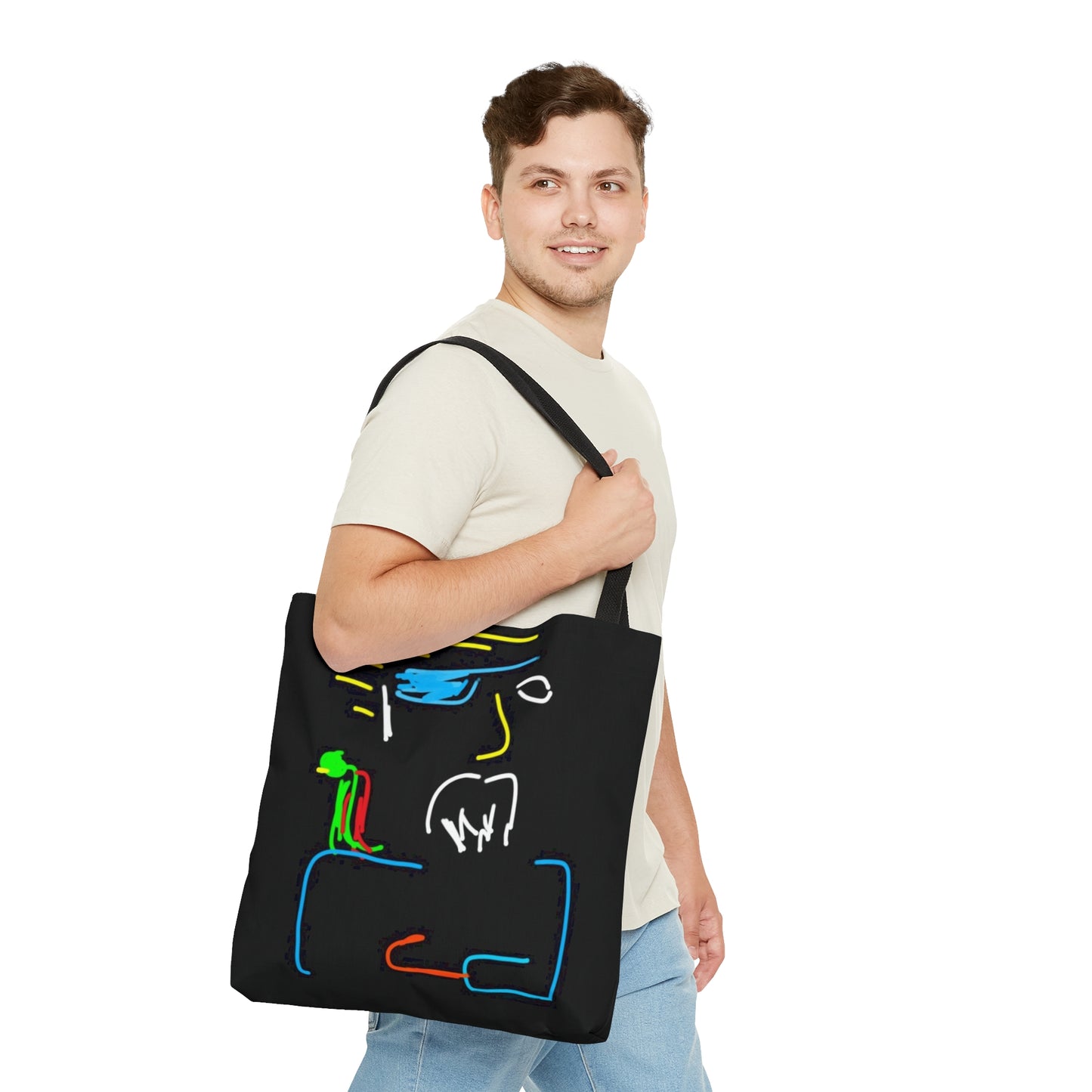 Pirate- Tote Bag (AOP)- Black