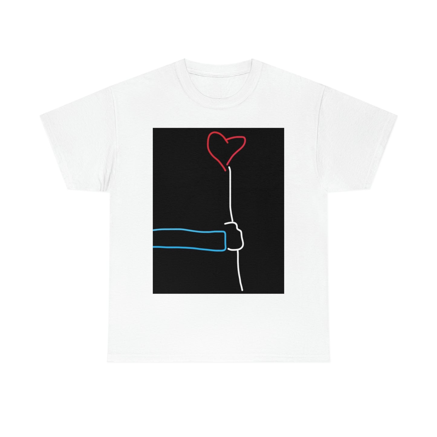 Heart Balloon- Unisex Heavy Cotton Tee